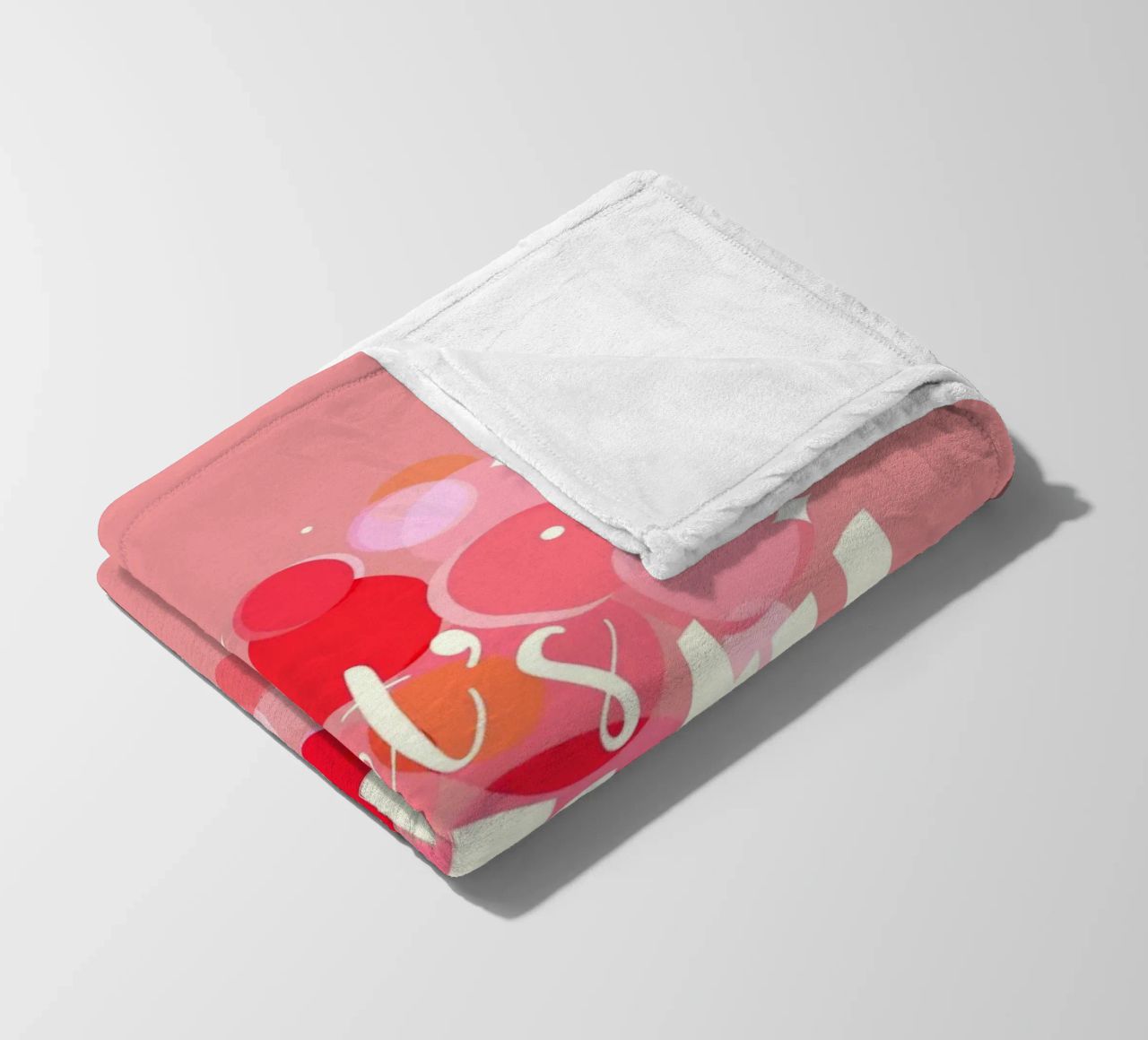Pink Confetti Vibes – Let’s Party Print coperta in pile da showmemars