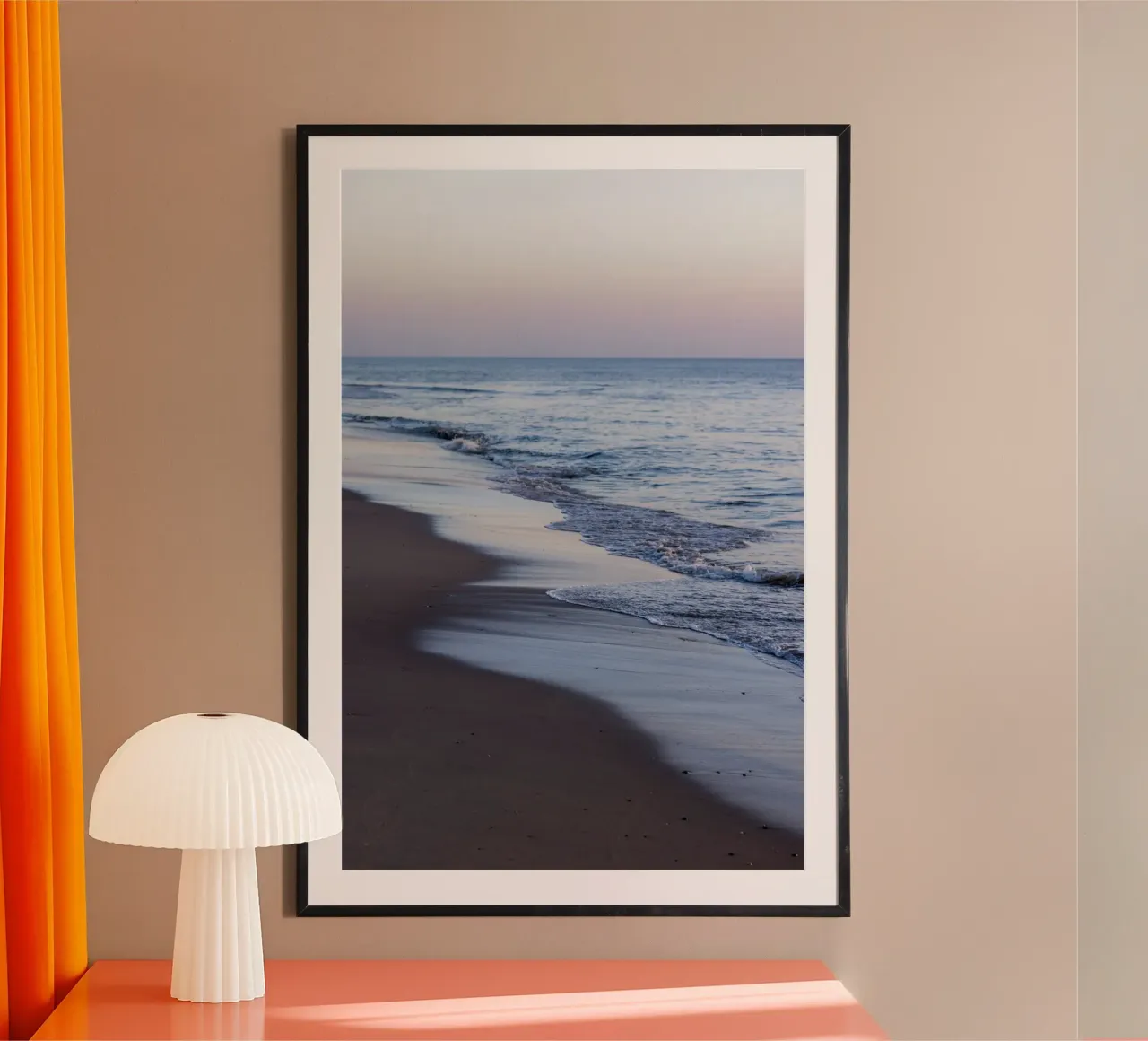 At The Beach 7 poster con telaio in alluminio da Mareike Böhmer Photography