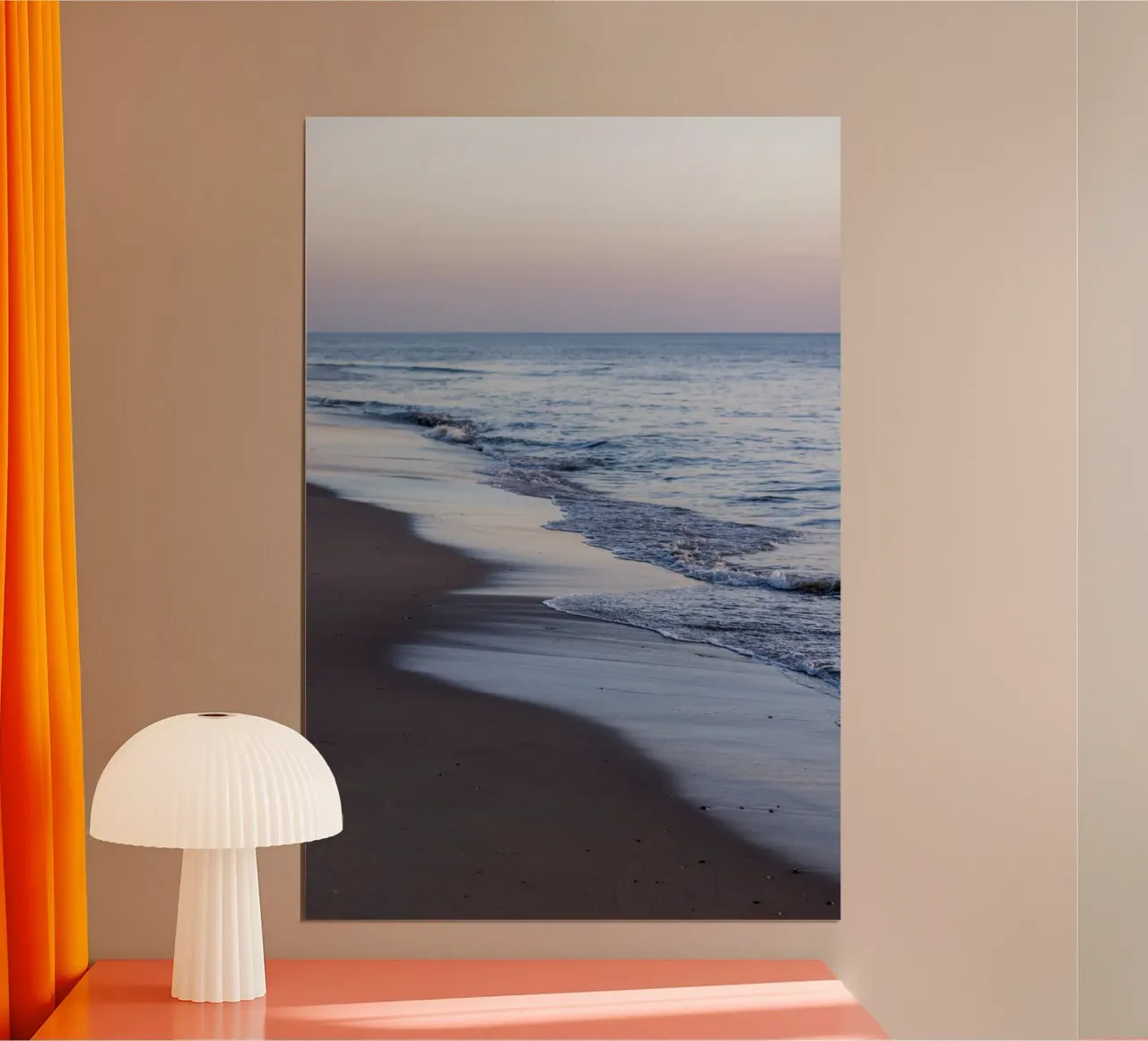 At The Beach 7 poster con telaio in alluminio da Mareike Böhmer Photography
