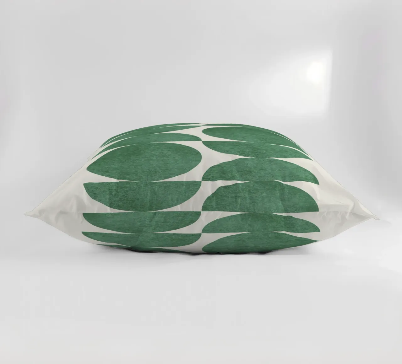 Retro Scandinavian Pattern - Green cuscino da MoonlightPrint
