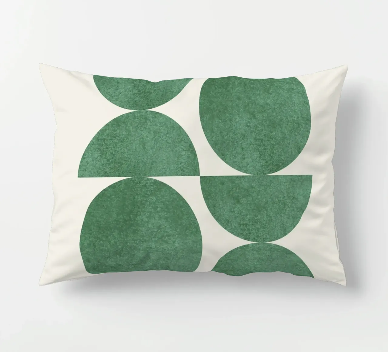 Retro Scandinavian Pattern - Green cuscino da MoonlightPrint