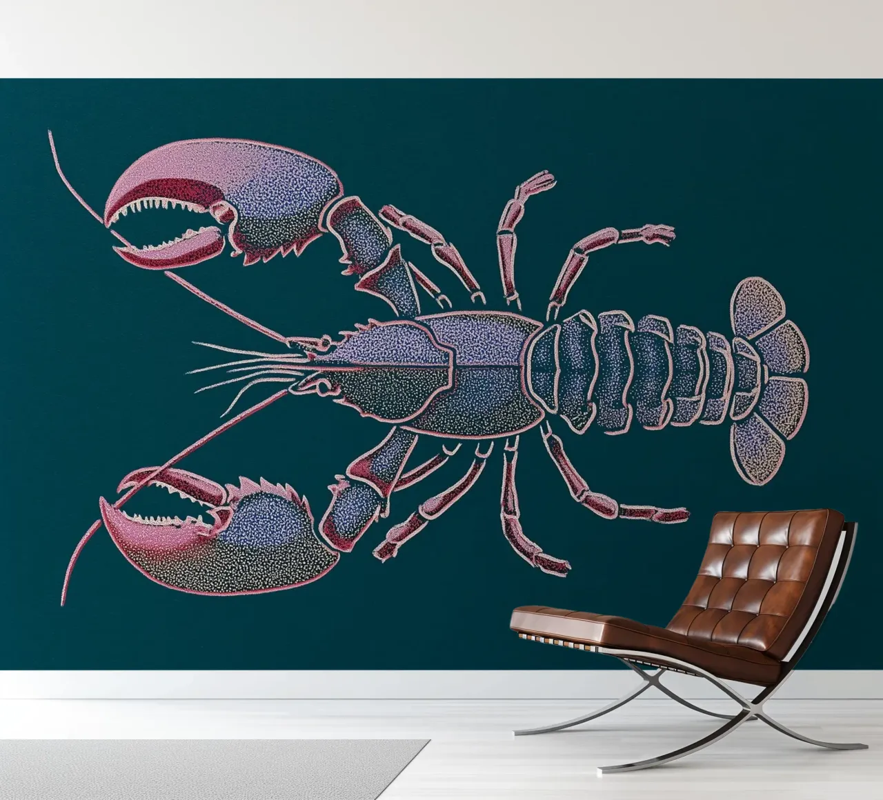 Lobster, shells and claws photo wallpaper by Carinaprint