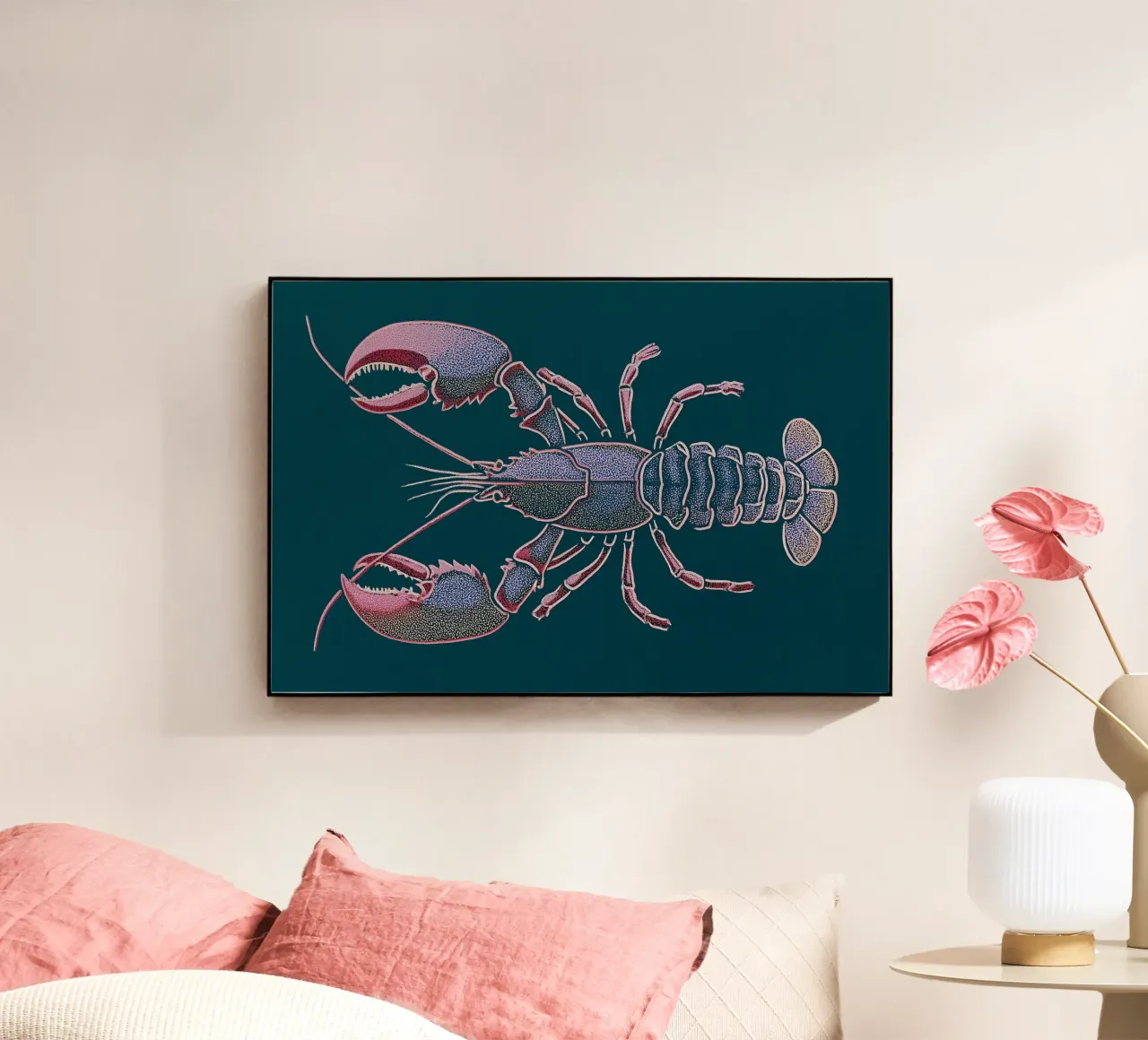 Homards, coquilles et pinces plexiglas de Carinaprint