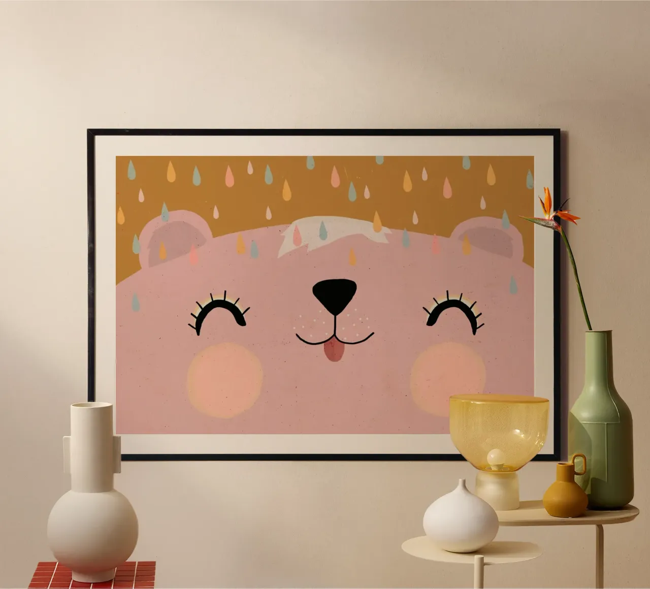 Happy Bear Rosy poster da treechild