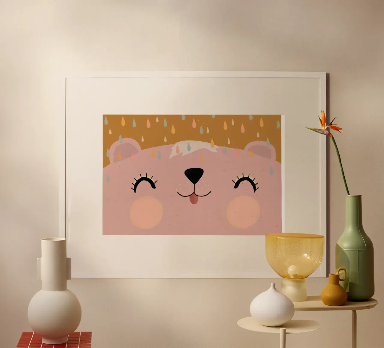 Happy Bear Rosy poster da treechild