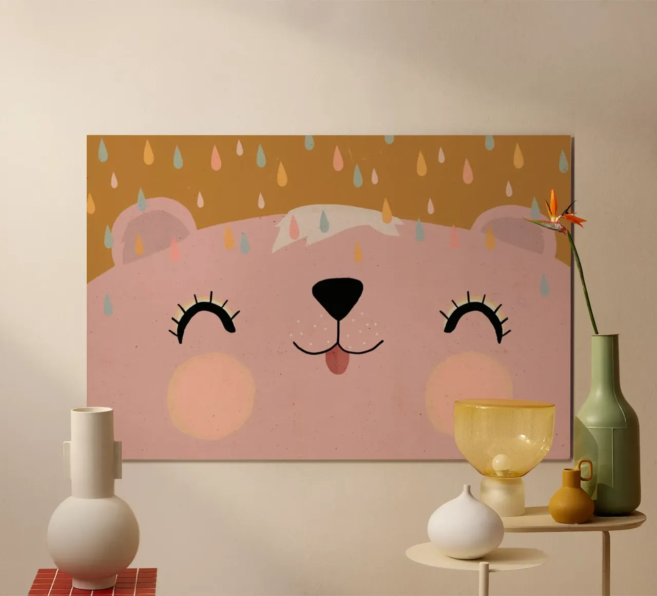 Happy Bear Rosy poster da treechild