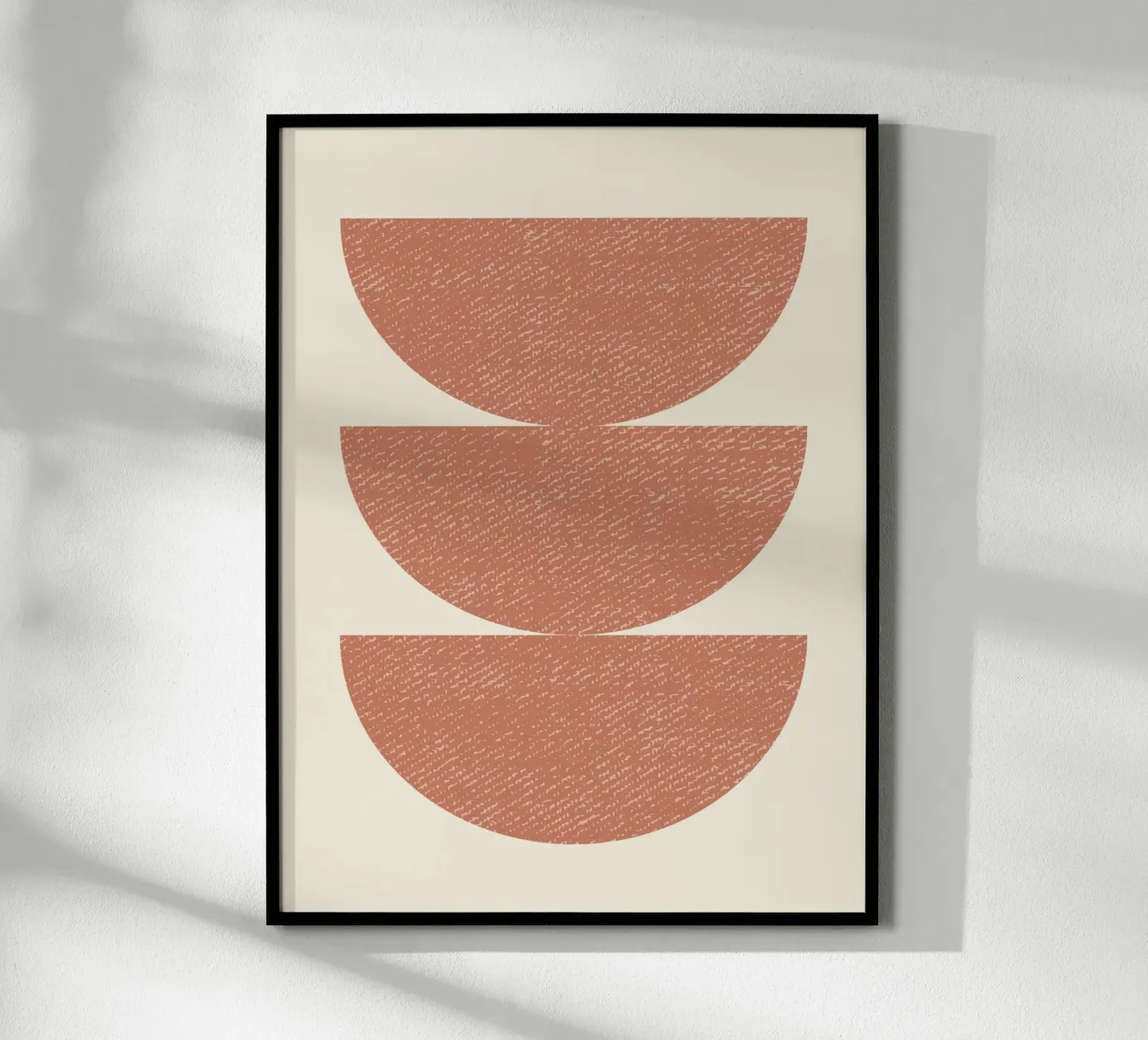 Medio círculo 3 - Terra Orange poster de MoonlightPrint