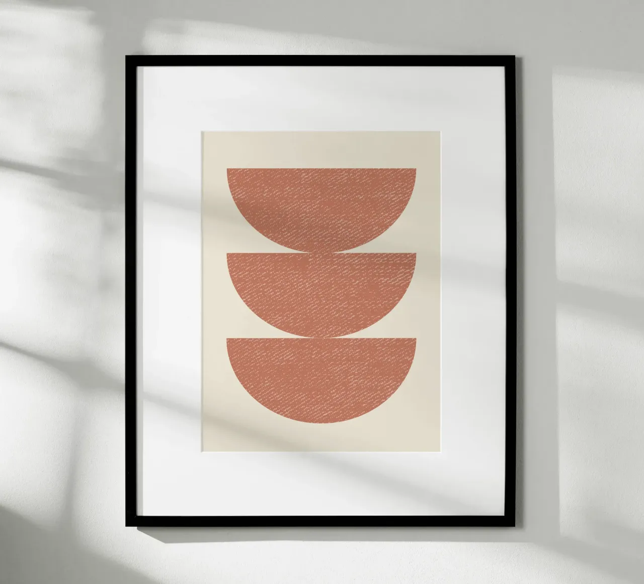 Medio círculo 3 - Terra Orange poster de MoonlightPrint