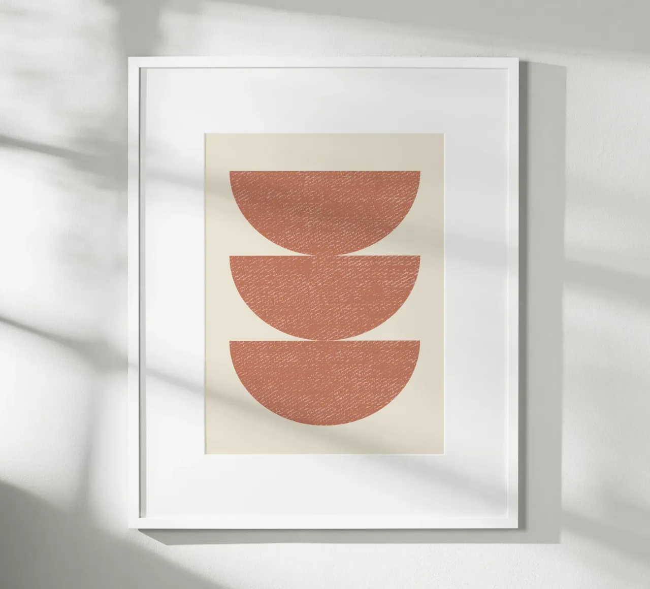 Medio círculo 3 - Terra Orange poster de MoonlightPrint