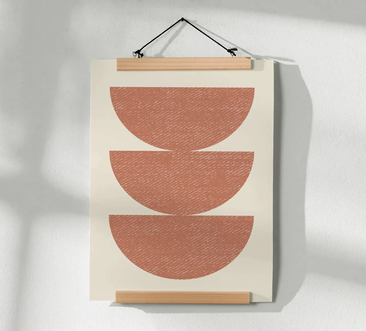 Medio círculo 3 - Terra Orange poster de MoonlightPrint