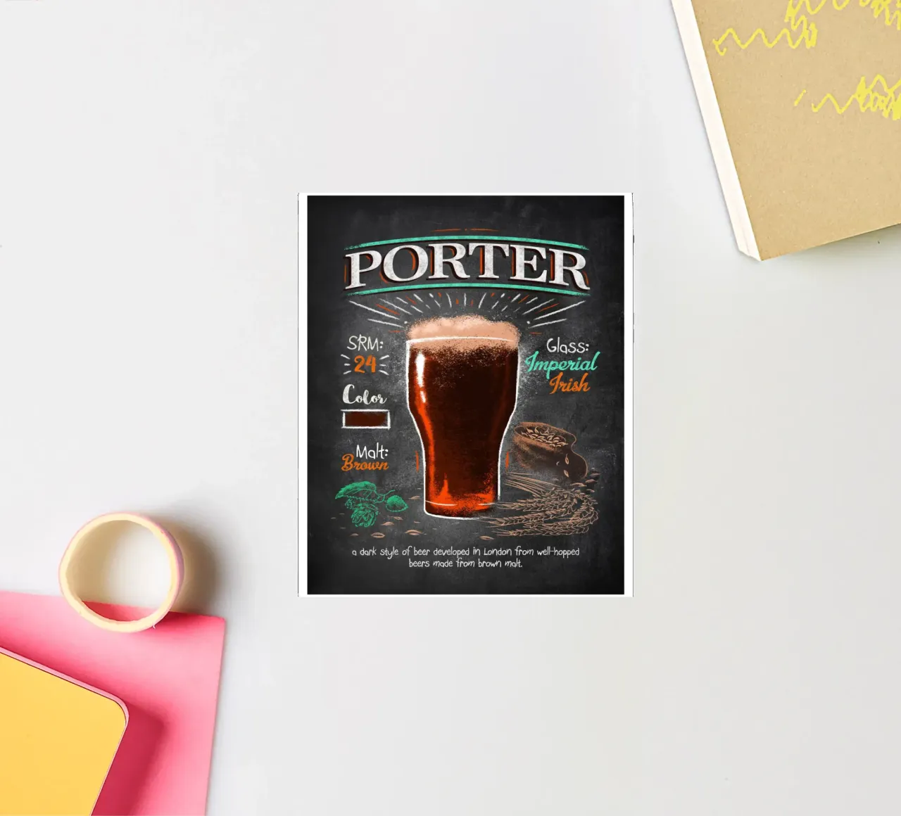 porter sticker by Danielshop
