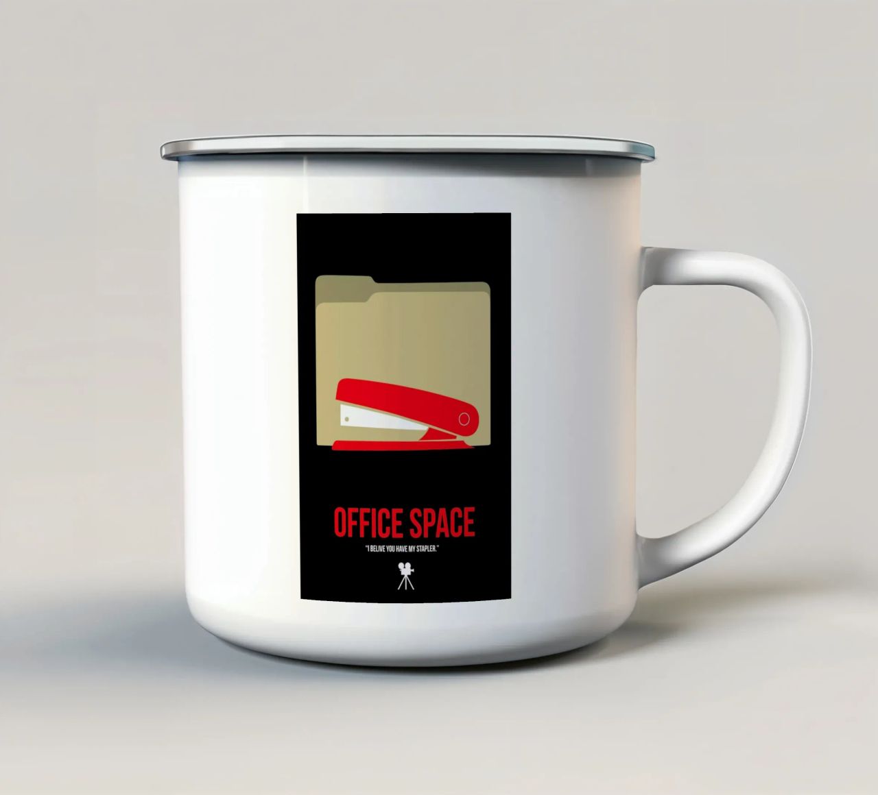 Office Space tazza in smalto da Naxart