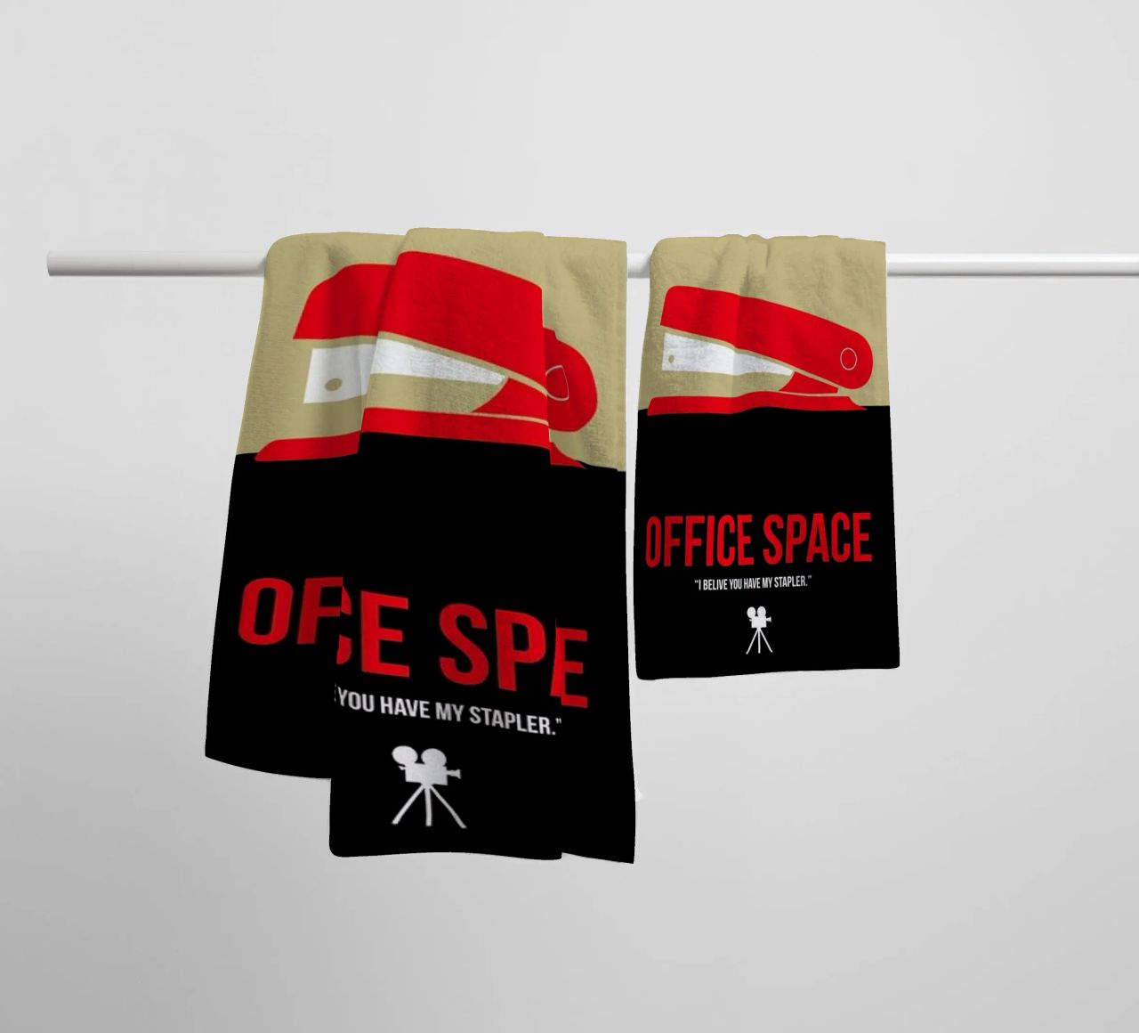 Office Space towel by Naxart
