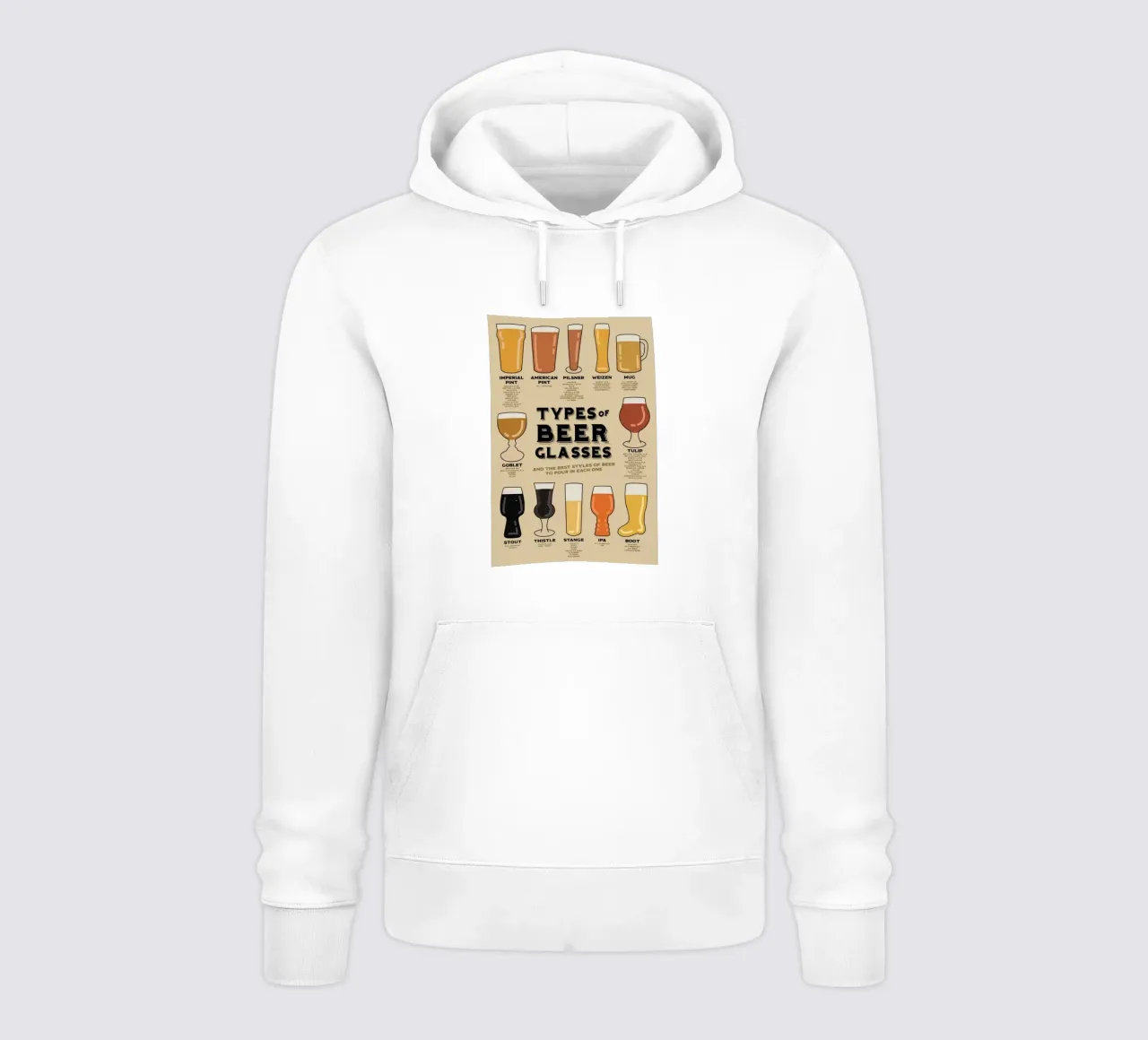 tipi di bicchieri da birra felpa con cappuccio da Danielshop