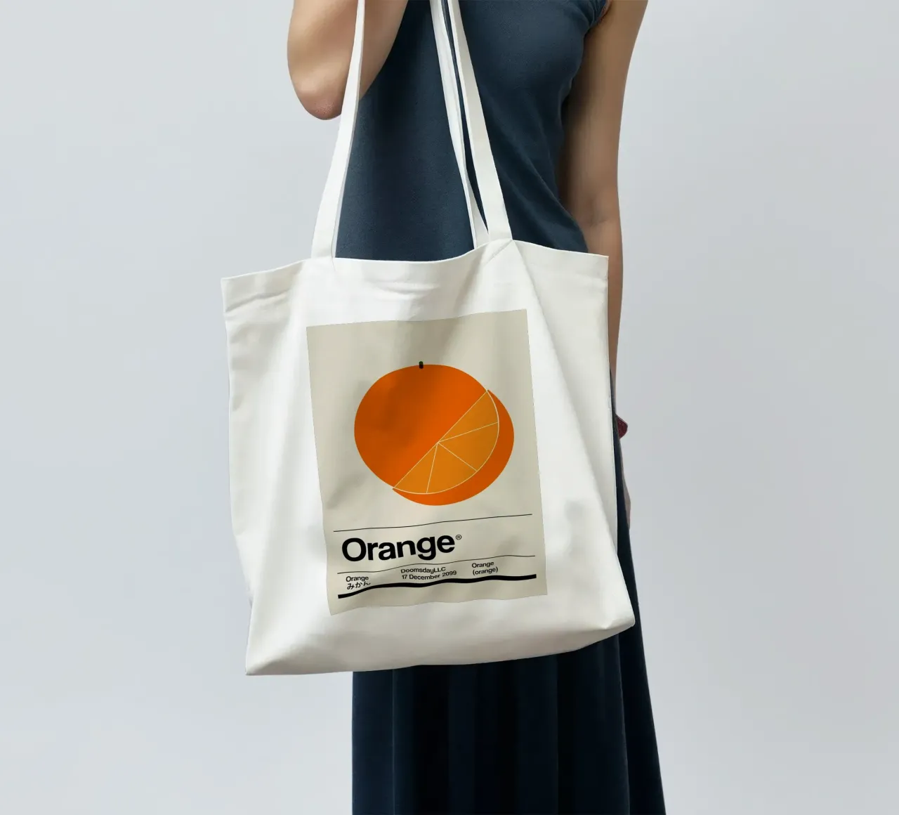 Frutta arancione borsa in juta da Piere art Shops
