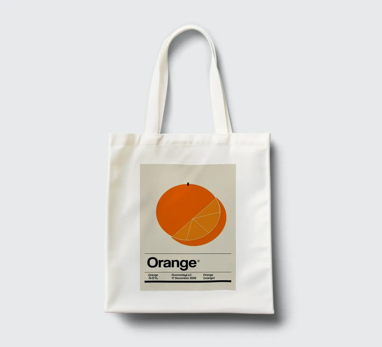 Frutta arancione borsa in juta da Piere art Shops