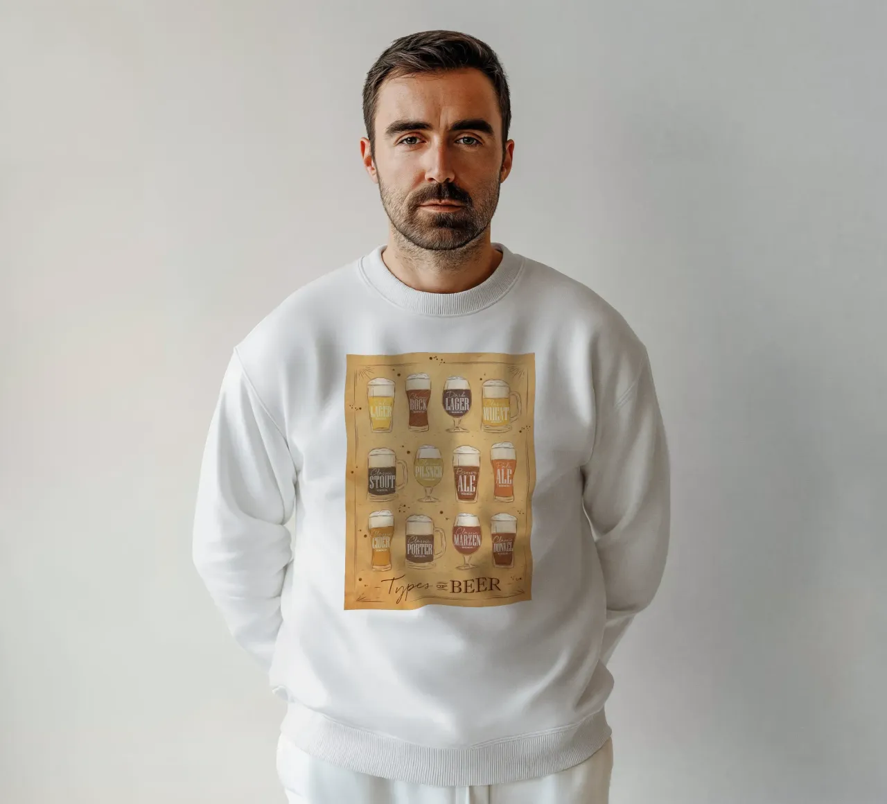 tipi di birra felpa da Danielshop