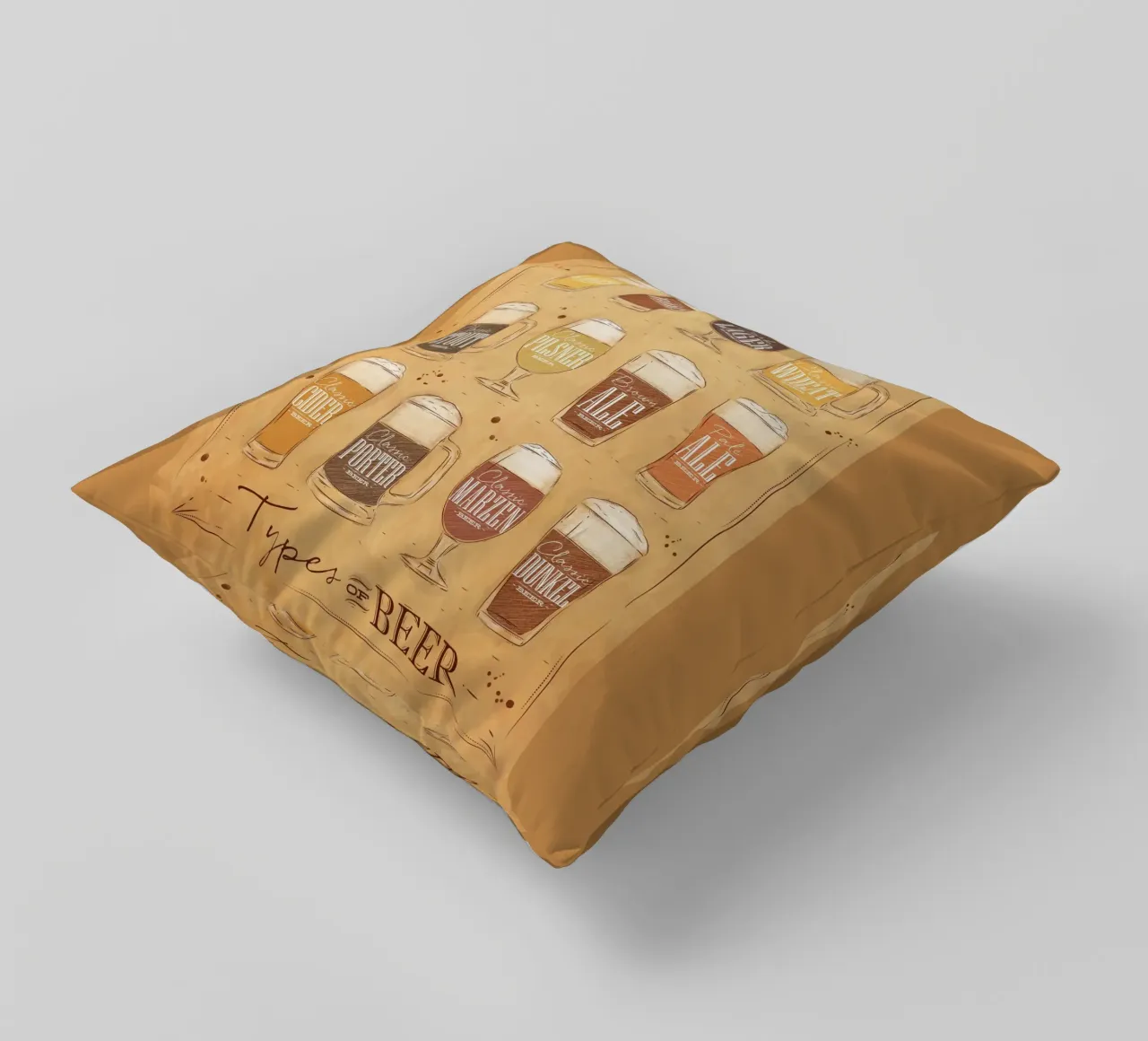 tipi di birra cuscino da Danielshop