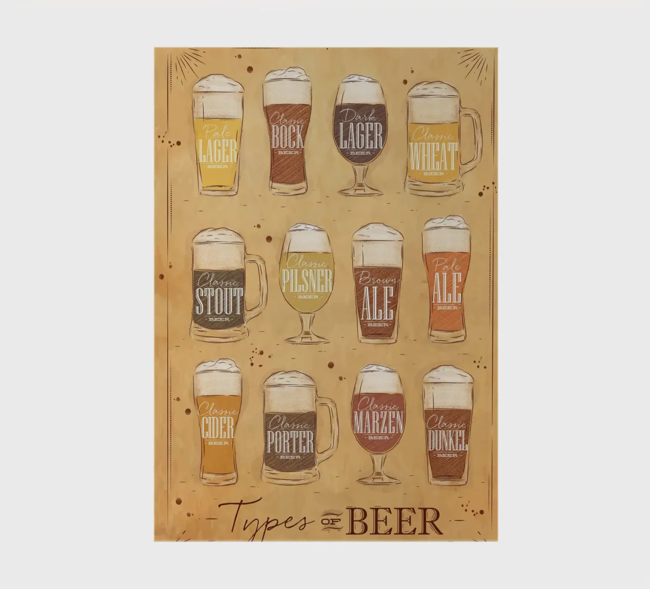 types of beer notebook by Danielshop