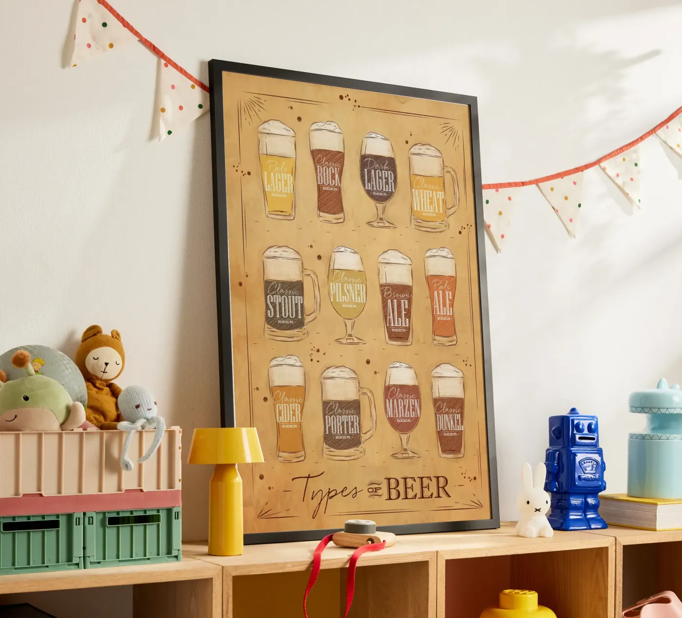 types de bières poster de Danielshop