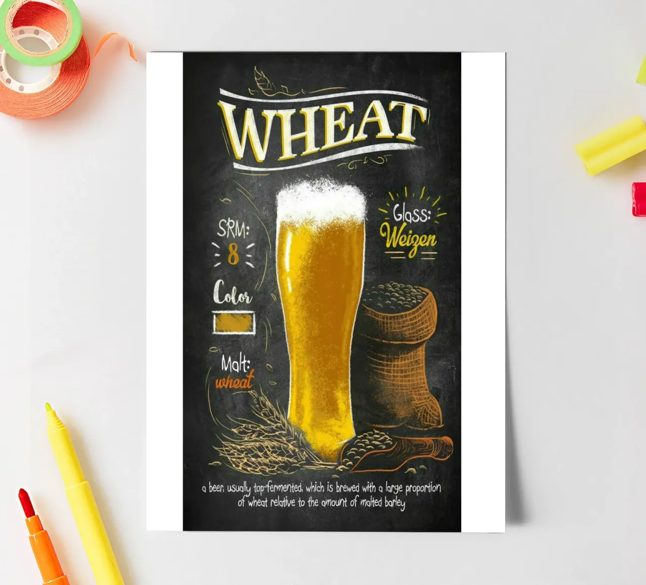 wheat sticker sheet by Danielshop