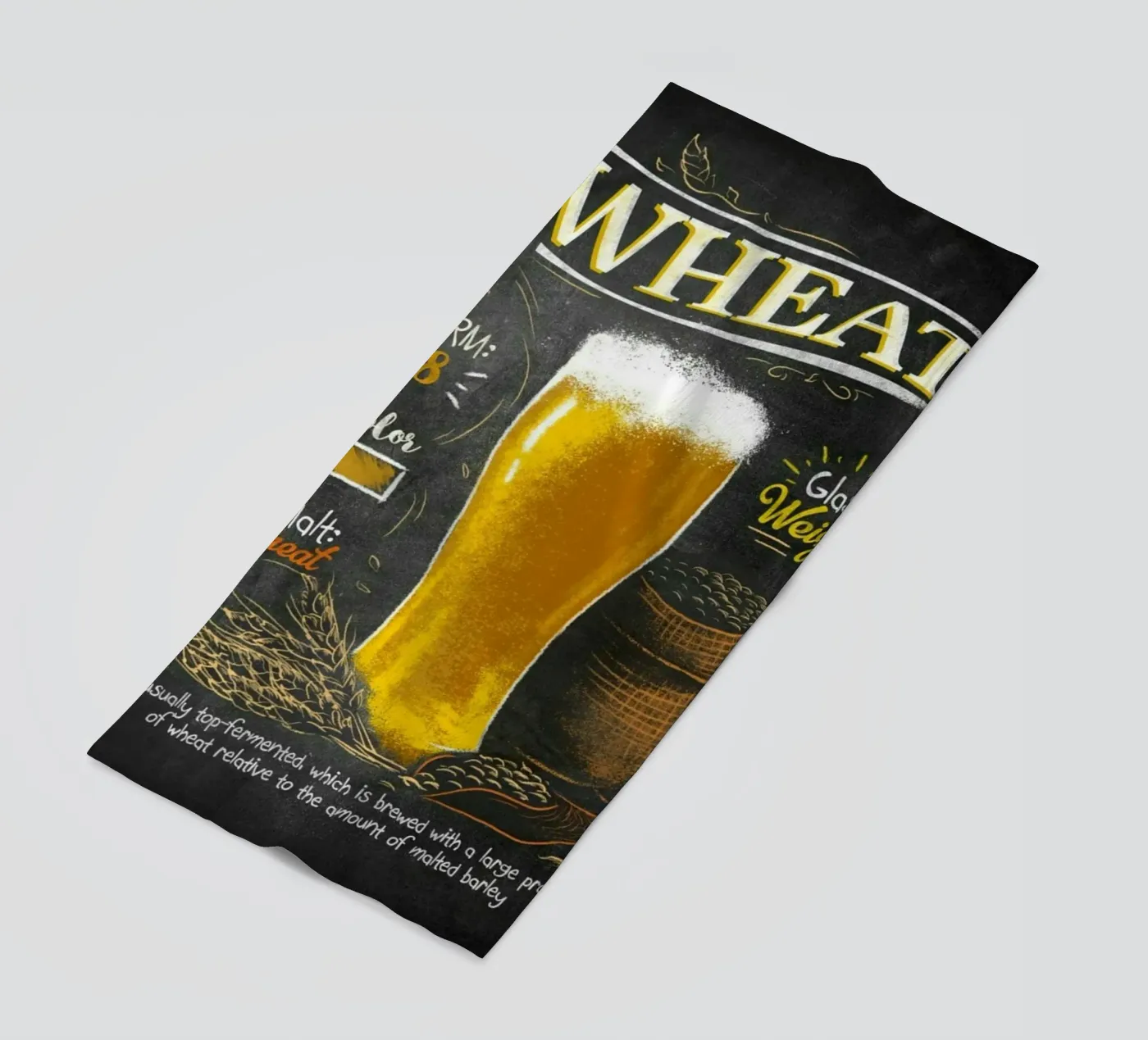 wheat serviette de plage de Danielshop