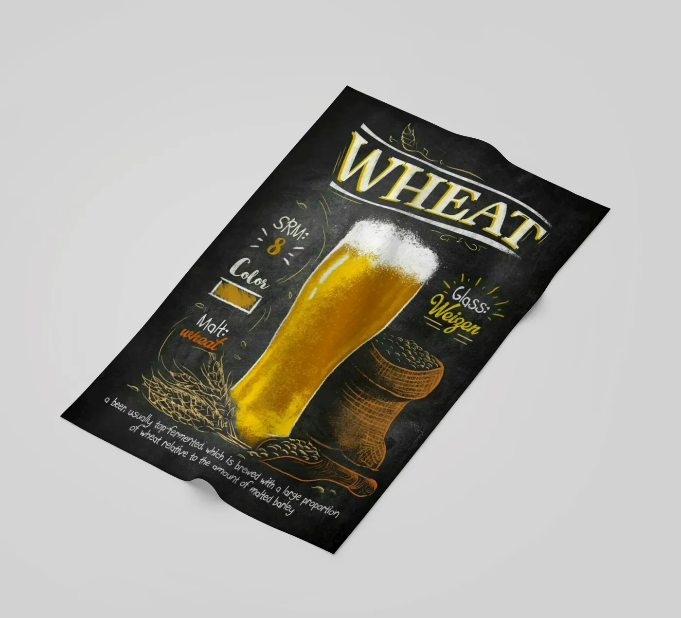 wheat serviette de plage de Danielshop