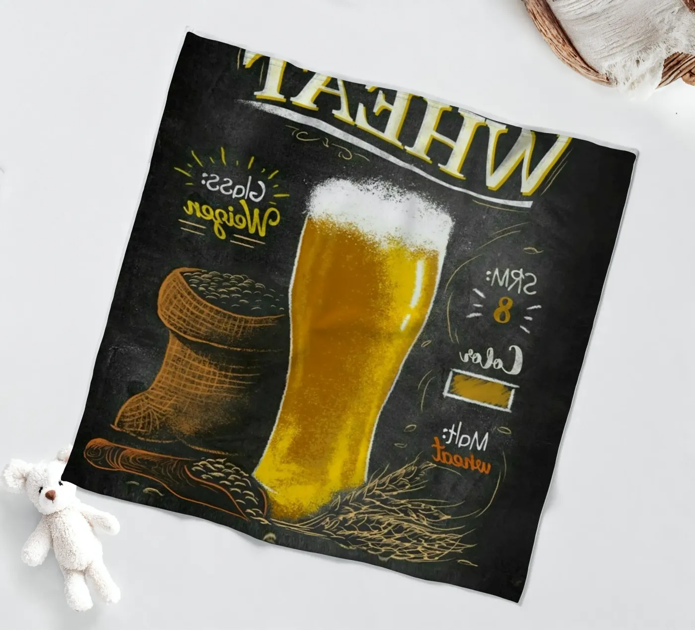 wheat Fleecedecke von Danielshop