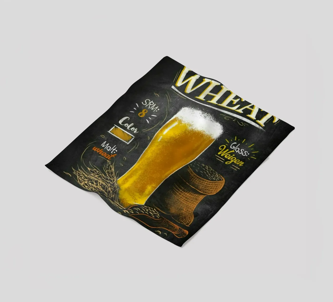 wheat Fleecedecke von Danielshop