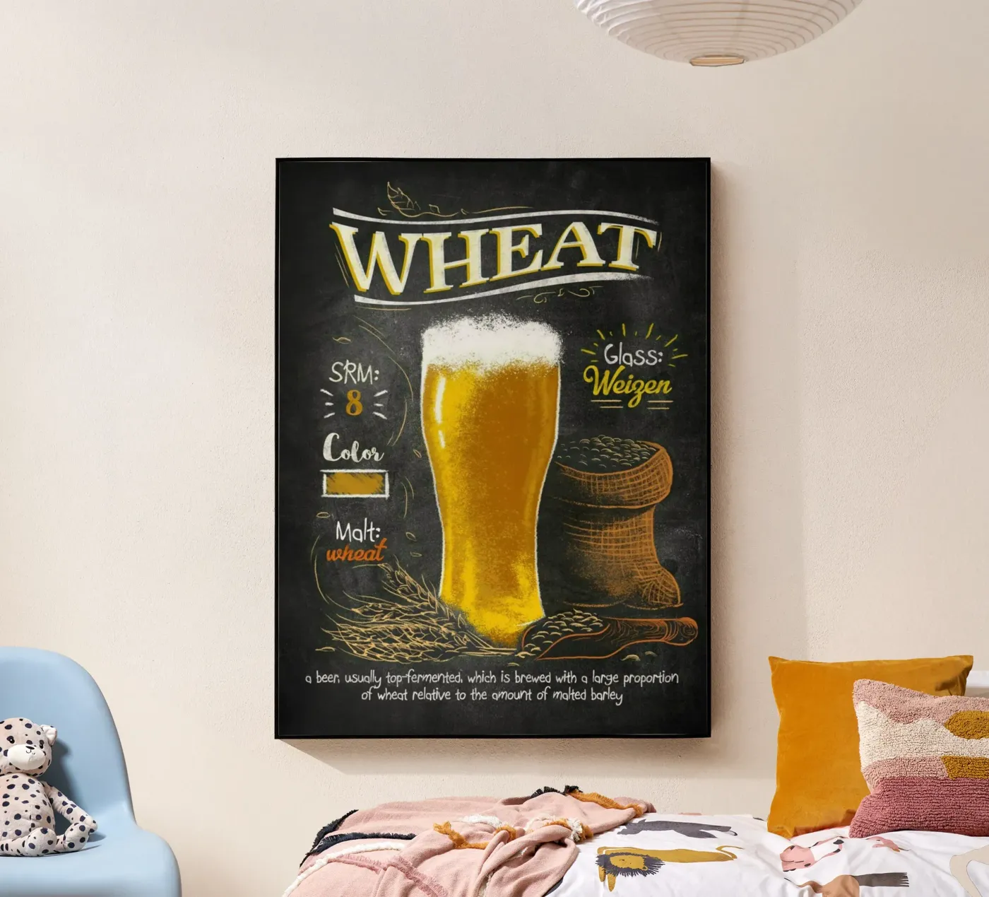 wheat acryl van Danielshop