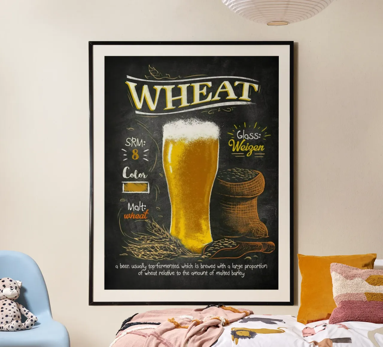Weizen Poster von Danielshop