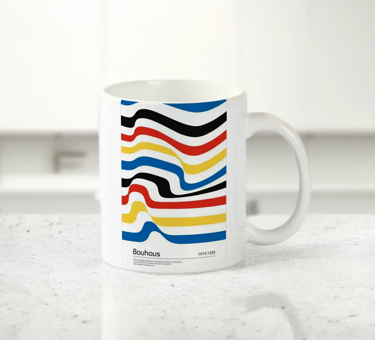 Arte arcobaleno tazza in ceramica da Piere art Shops