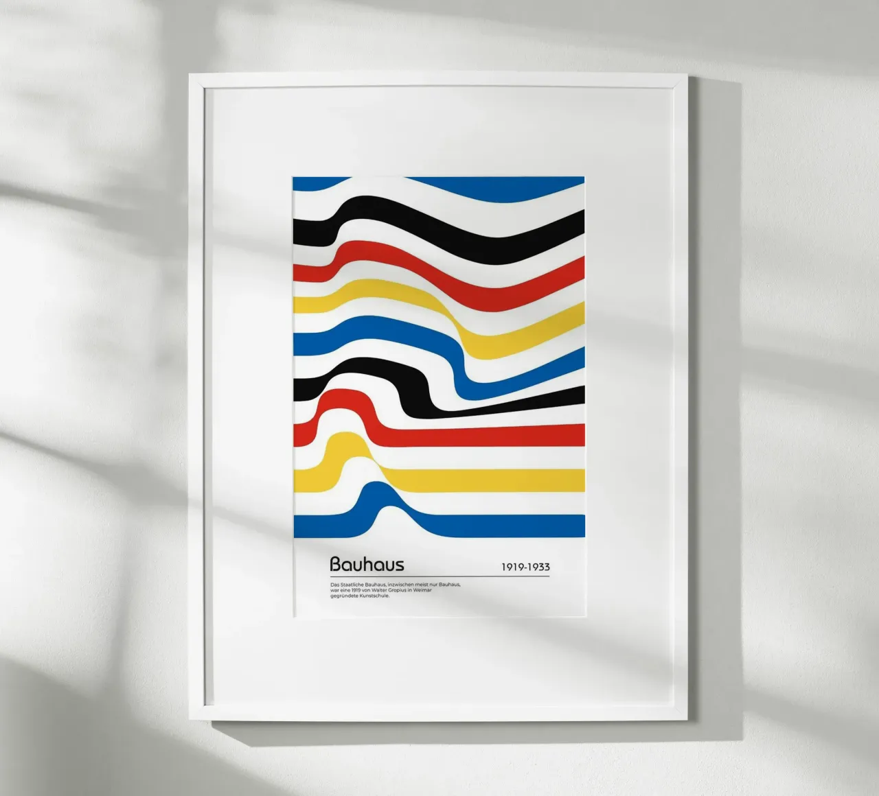 Arte arcobaleno poster con telaio in legno da Piere art Shops