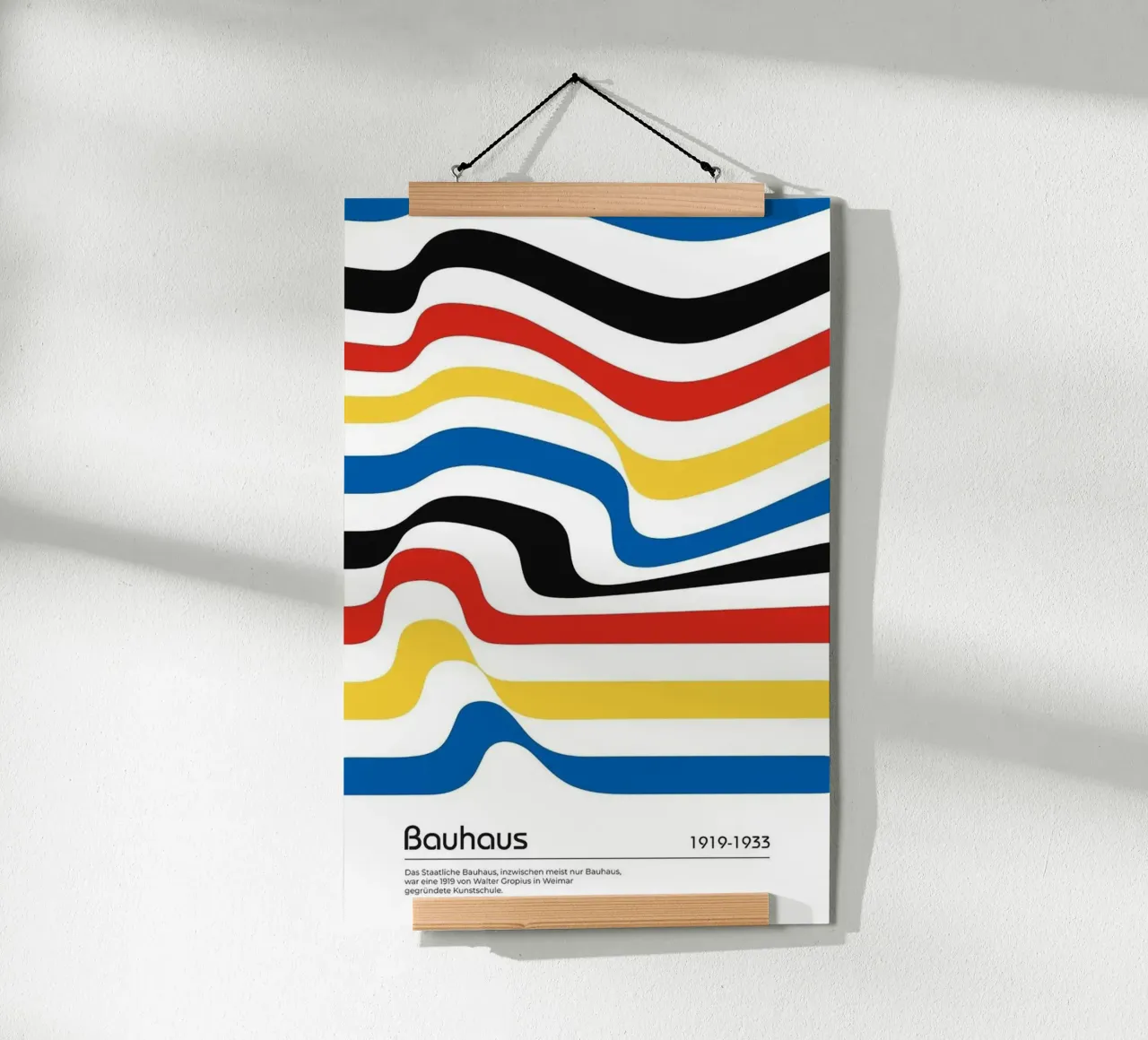 Arte arcobaleno poster con telaio in legno da Piere art Shops
