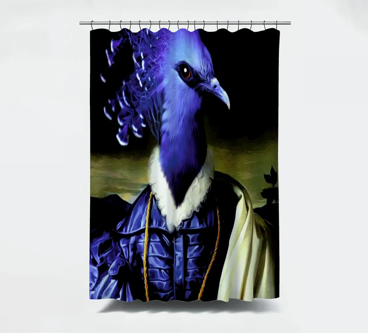 Janice shower curtain by Tein Lucasson