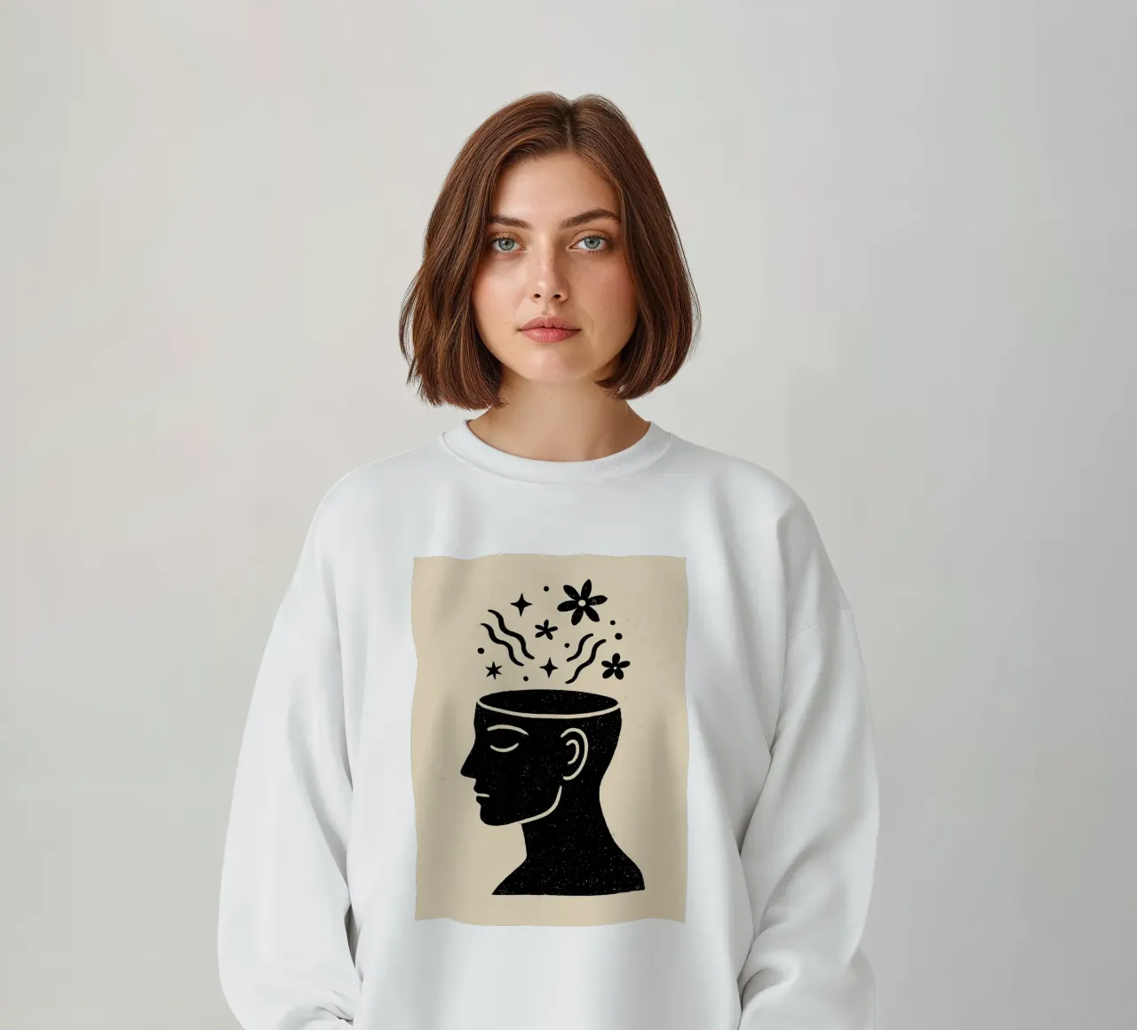 Open Mind No 02 felpa da treechild