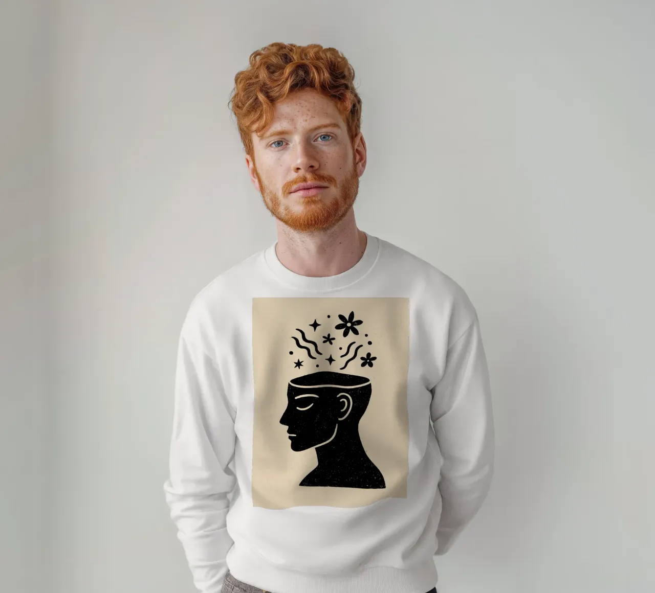 Open Mind No 02 felpa da treechild