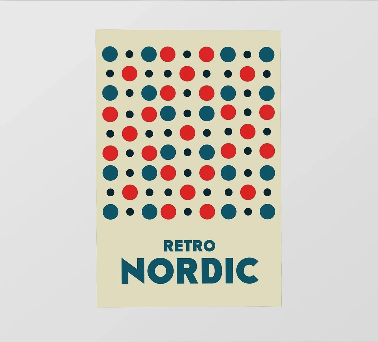 Retrò nordico telo in pvc da Piere art Shops