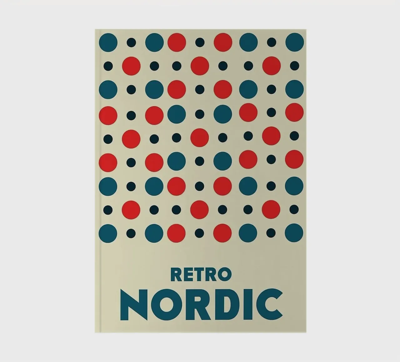 Retro Nordic notebook by Piere art Shops