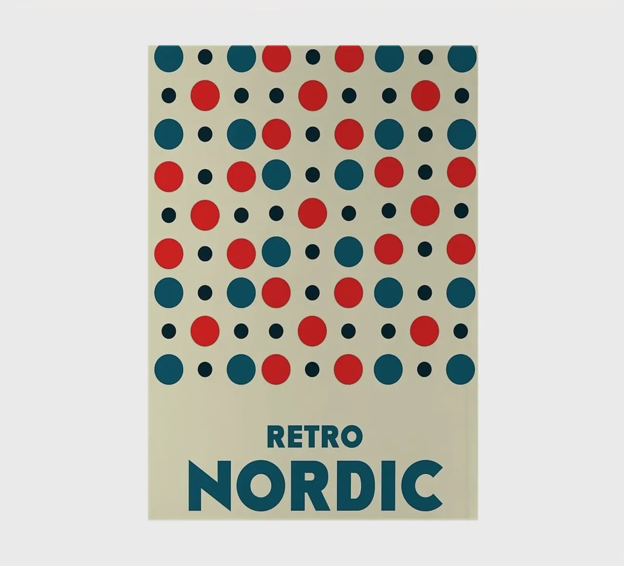 Retro Nordic notebook by Piere art Shops