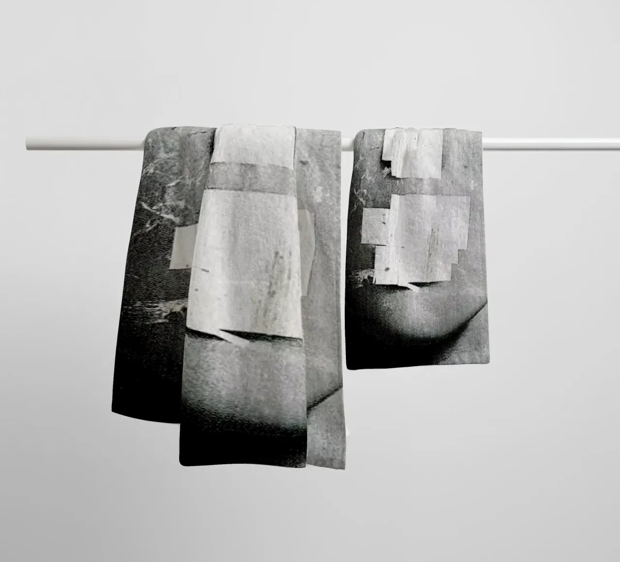 Faceless 02 asciugamano da bagno da Famous When Dead