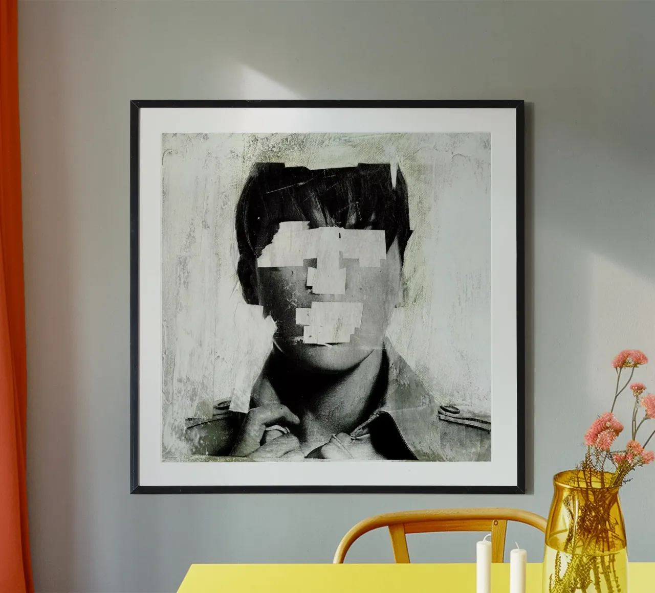 Faceless 02 poster van Famous When Dead