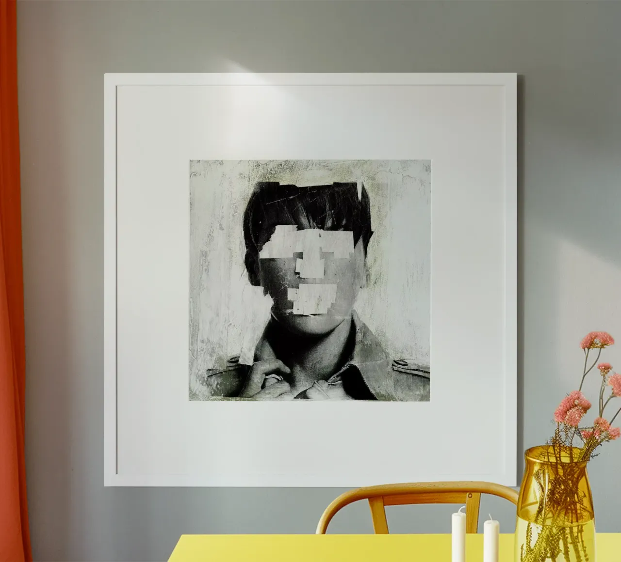 Faceless 02 poster van Famous When Dead