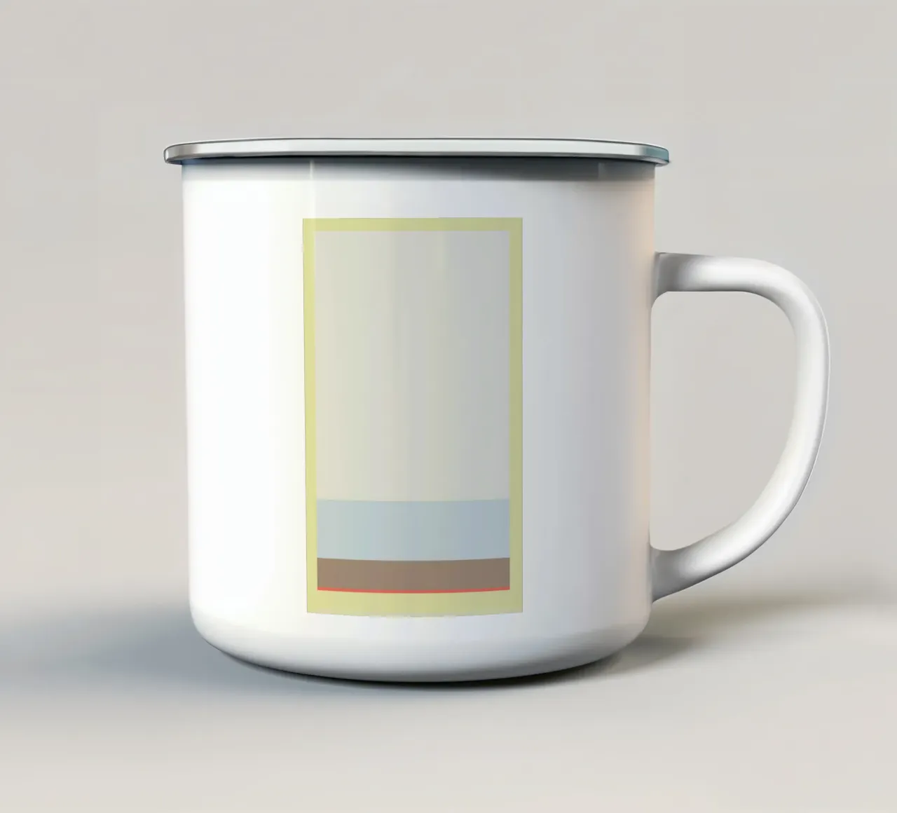 Stripe Yellow 3 taza de esmalte de 170QM