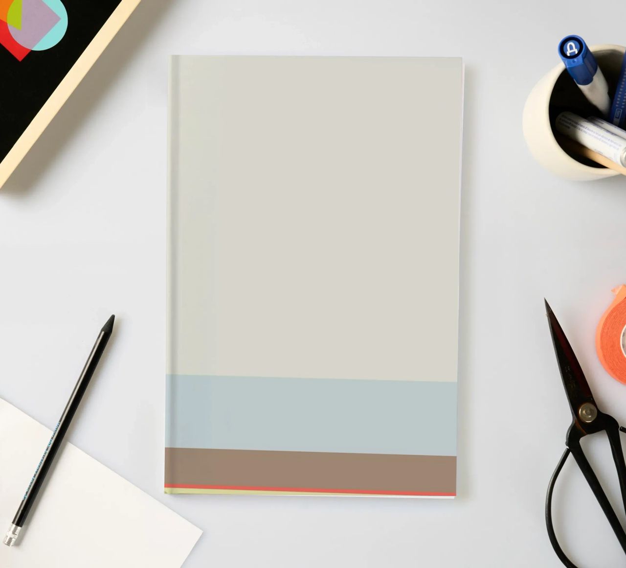Stripe Yellow 3 notebook by 170QM