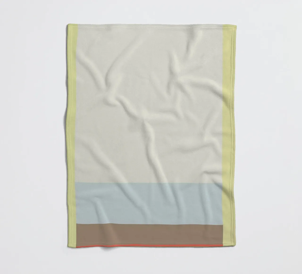 Stripe Yellow 3 coperta in pile da 170QM