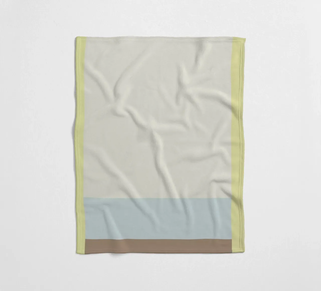 Stripe Yellow 3 coperta in pile da 170QM