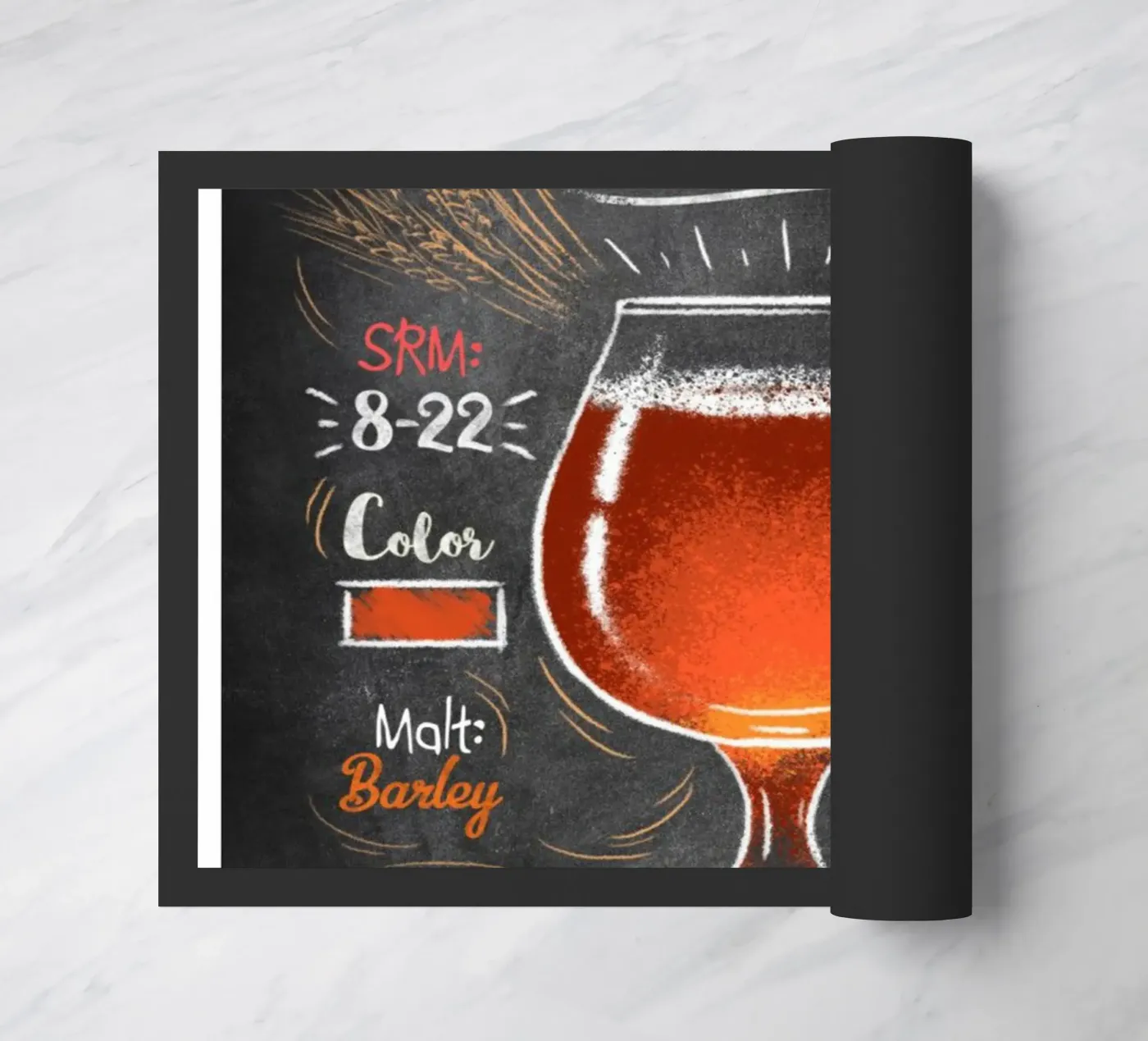 barley wine deurmat van Danielshop