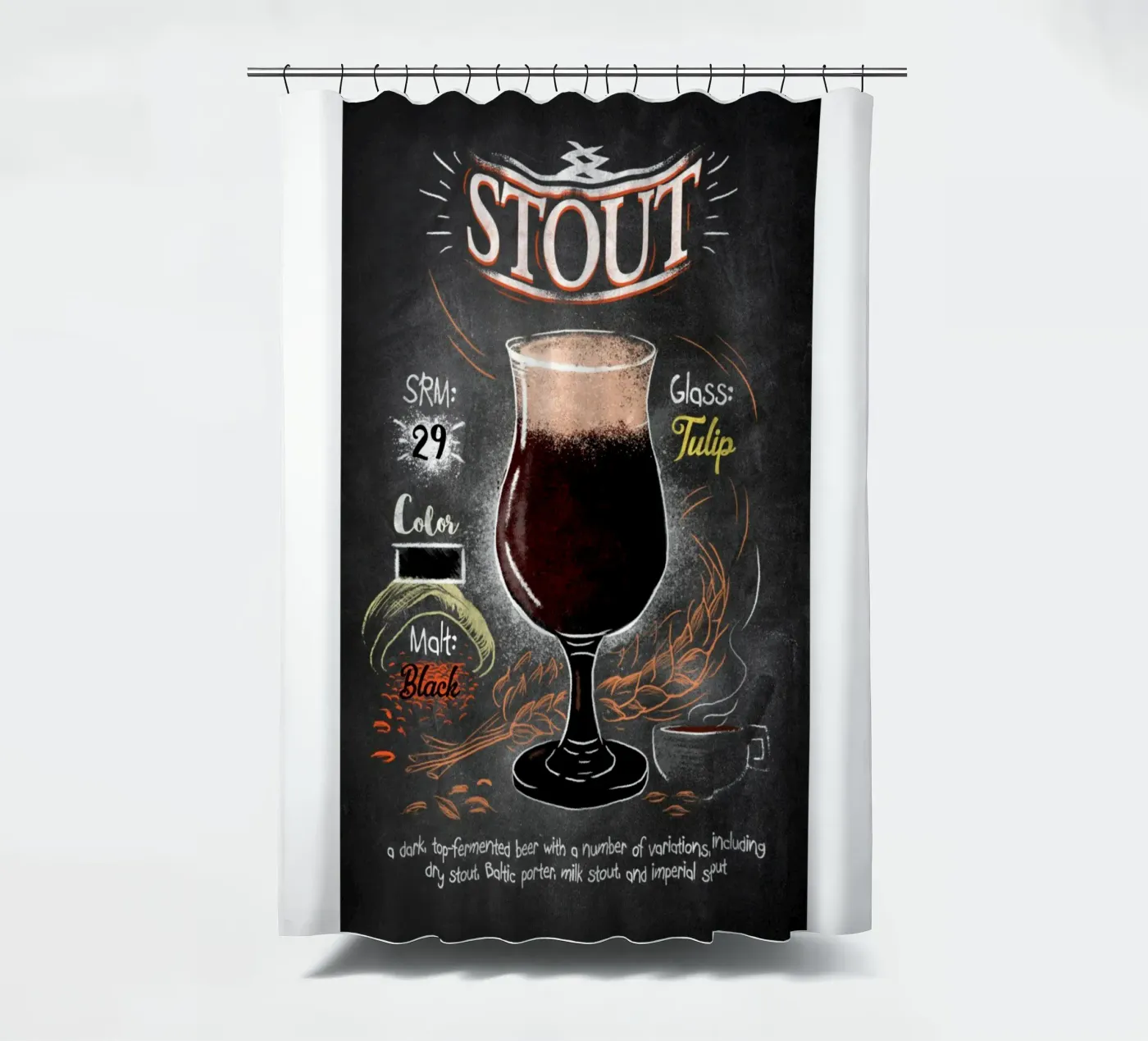 stout Duschvorhang von Danielshop