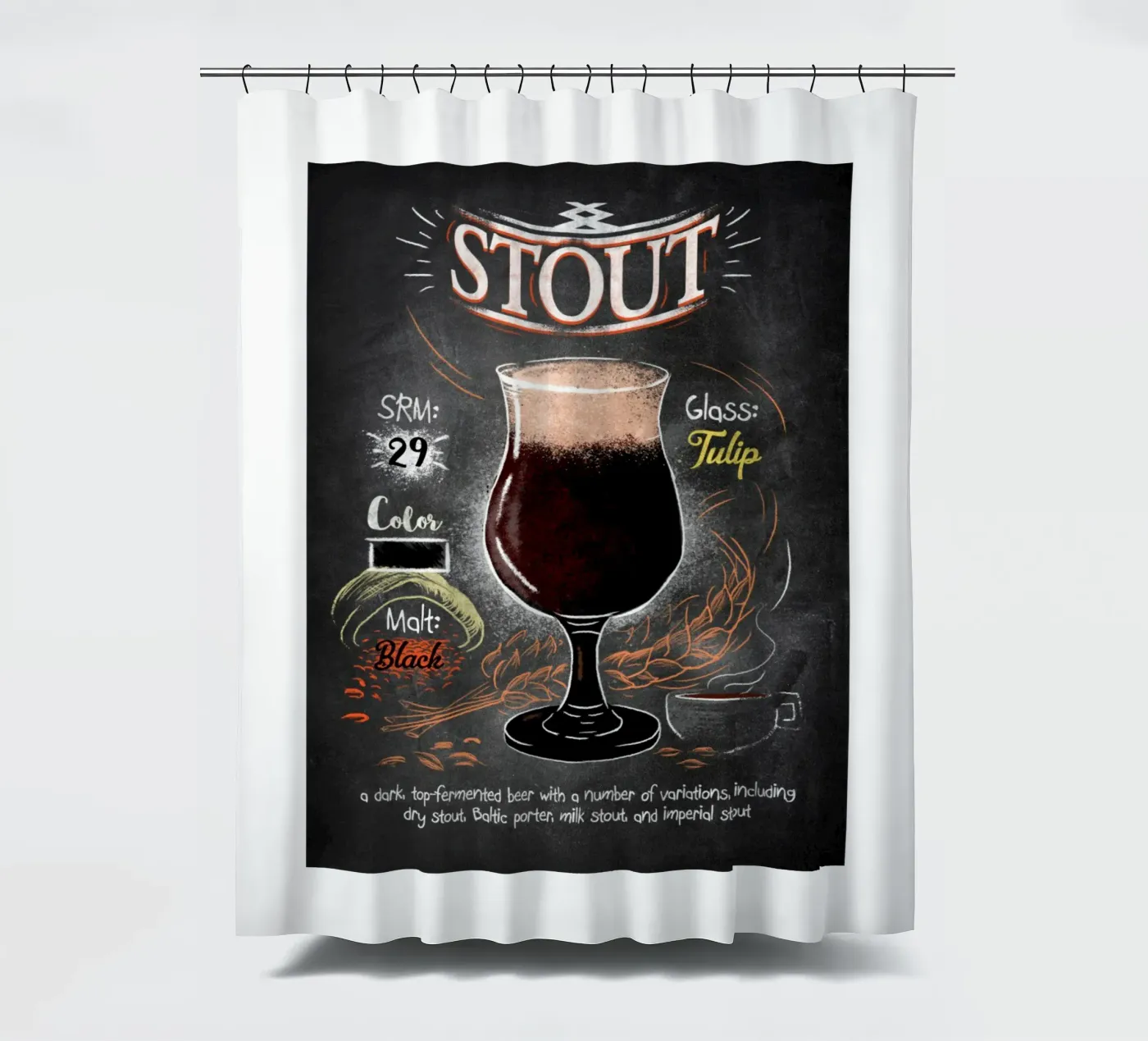 stout Duschvorhang von Danielshop